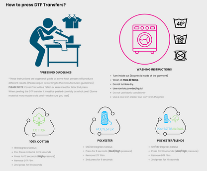 Premium DTF Transfer Sheets